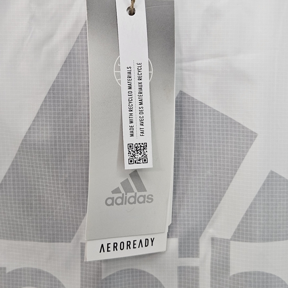 ADIDAS‎ Women's Aeroready White and Black Windbreaker Running Jacket Size M - Picture 9 of 15